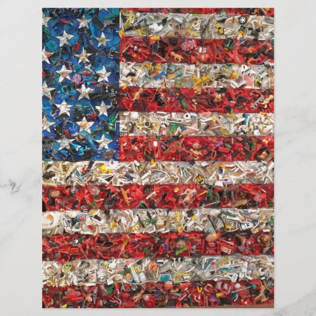grunge american flagga (Framsida)
