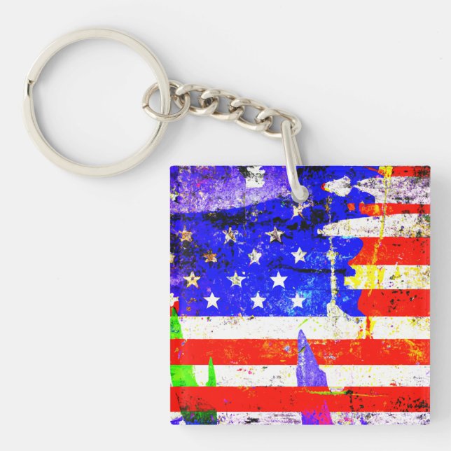Grunge American Flagga (Framsidan)
