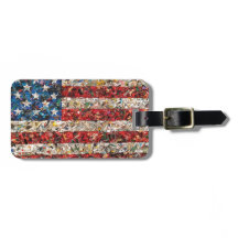 grunge american flagga