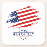 Grunge American Flagga Lycklig 4:e juli ID1104 Underlägg Papper Kvadrat<br><div class="desc">Fira i patriotisk stil med denna djärva och festliga pappra underlägg för amerikanska Independence day! Den här roligten har en glupsk röd, vit och blå text från flagga och Lycklig 4 juli. Den ger dig ett tåligt men glatt utseende på firande. Varje produkt innehåller en mall som är enkel att...</div>