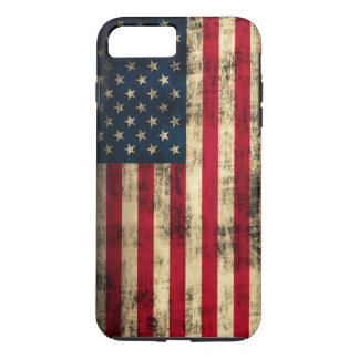 Grunge amerikansk flagga