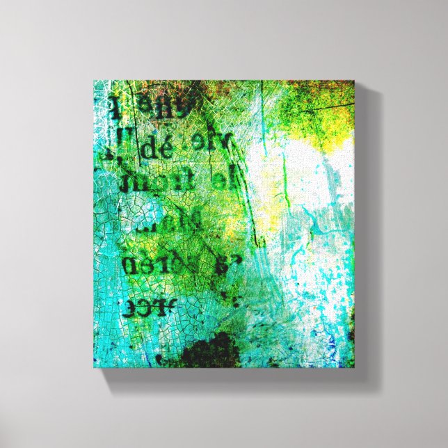 Grunge Art-Abstrakt Canvastryck (Framsida)