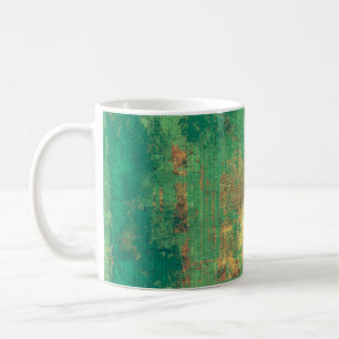 Grunge-bakgrund med grafikelementet vintage stil kaffemugg