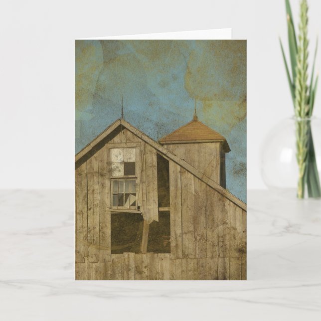 Grunge Barn Kort (Framsida)