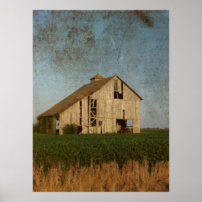 Grunge Barn Poster (Framsidan)