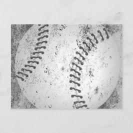 Grunge Baseboll Vykort