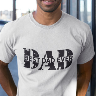 GRUNGE BLACK Best Pappa någonsin FARS DAG T Shirt