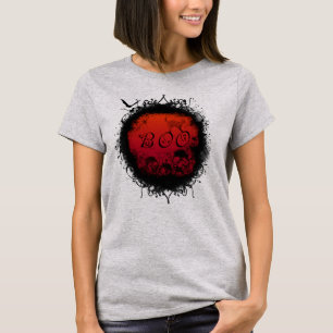 Grunge Boo Halloween T Shirt