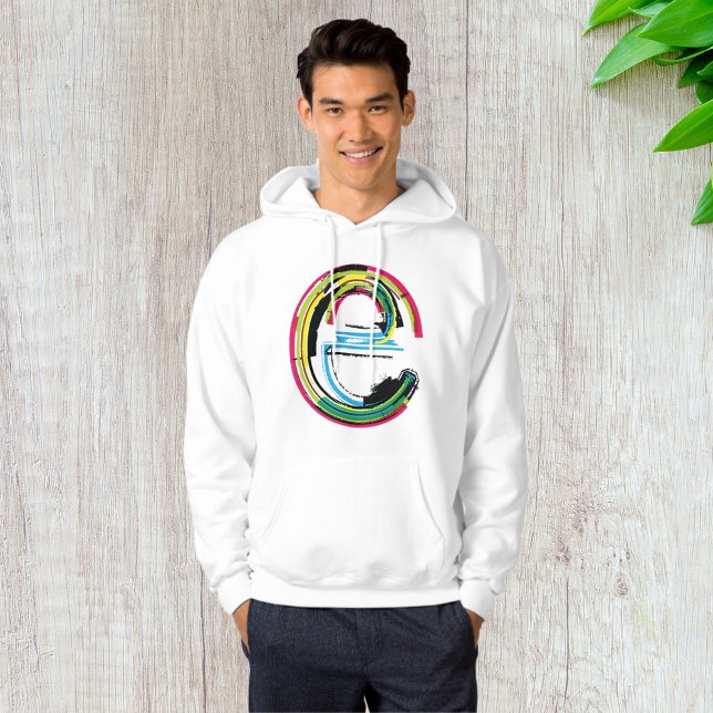 Grunge Brev E Hoodie (Skapare uppladdad)