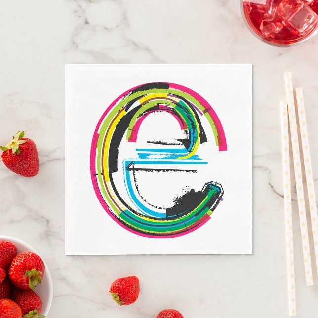 Grunge Brev E Pappersservett (Skapare uppladdad)