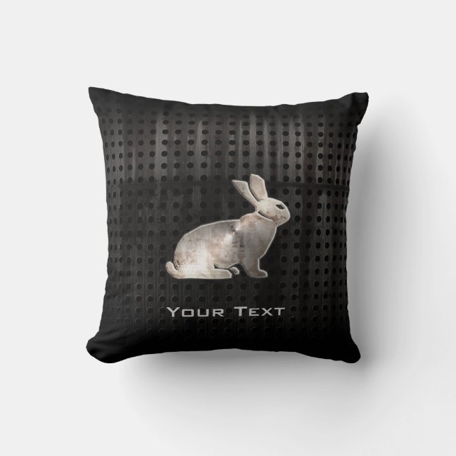 Grunge Bunny Kudde (Framsida)