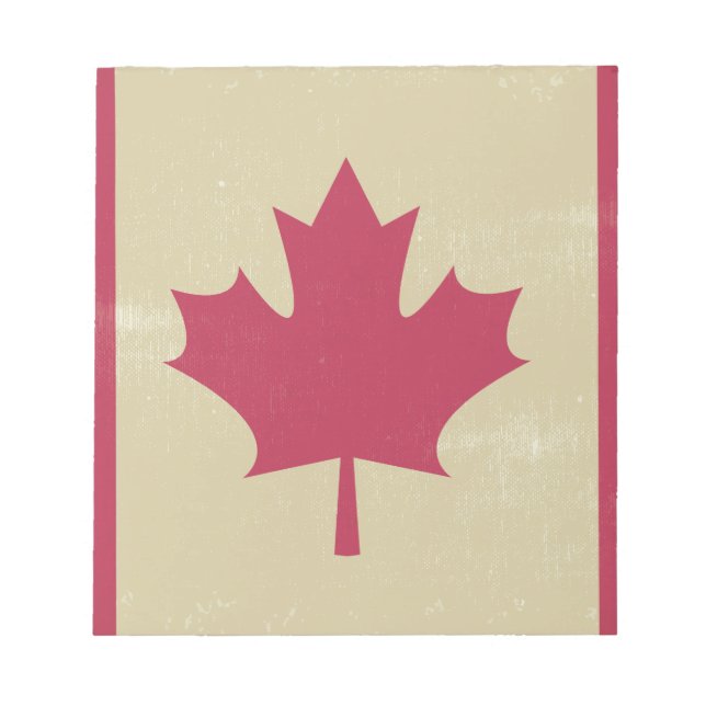 grunge canadian flagga anteckningsblock (Framsida)
