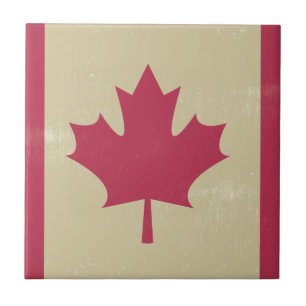 grunge canadian flagga kakelplatta