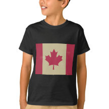 grunge canadian flagga