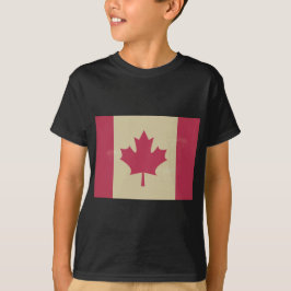 grunge canadian flagga t-shirt