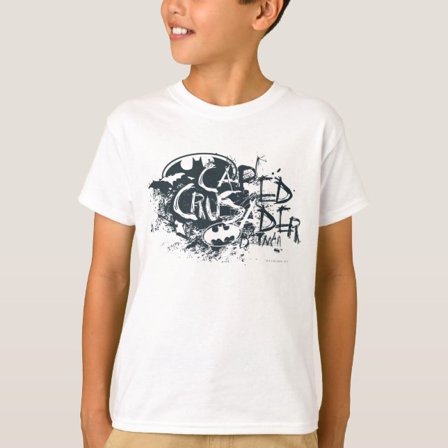 Grunge Caped Crusader T-shirt (Framsida)
