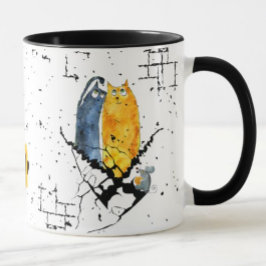 GRUNGE CATS PÅ GREN MUGG
