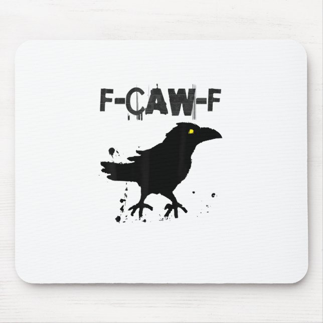 Grunge Coffee F Caw F Crow Humor Creative Style Musmatta (Framsidan)