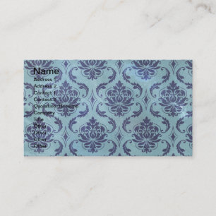 Grunge Damask Visitkort