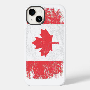 Grunge Distress Canadian Flagga