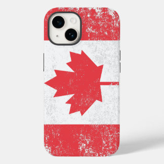 Grunge Distress Canadian Flagga