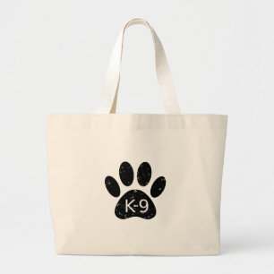 Grunge Distress Hund Tass K-9 Jumbo Tygkasse