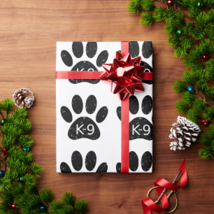 Grunge Distress Hund Tass K-9 Presentpapper