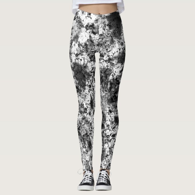 Grunge Döskallar/Strumpbyxor Leggings (Framsida)