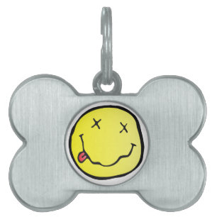 grunge emoji namnbricka husdjur