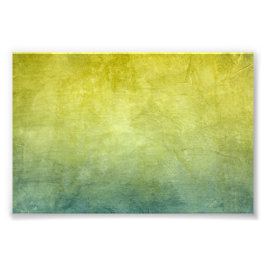 Grunge Färg - Gult och blå Fototryck