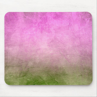Grunge Färg - Rosa och Grönt Musmatta