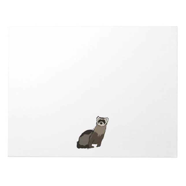 Grunge Ferret Anteckningsblock (Framsida)