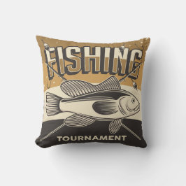 Grunge Fishing Kudde