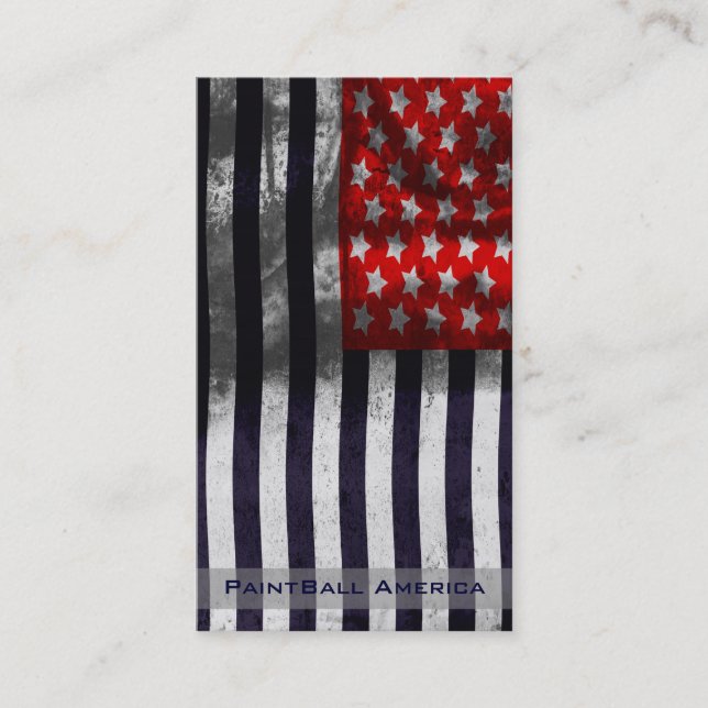 Grunge för PaintballStellaRoot fyrverkerier Visitkort (Framsida)