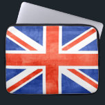 Grunge Förenade kungariket Flagga Laptop Fodral<br><div class="desc">Grunge United Kingdom Flagga. Design finns på andra produkter.</div>