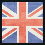 Grunge Förenade kungariket Flagga Stenunderlägg<br><div class="desc">Grunge United Kingdom Flagga. Design finns på andra produkter.</div>