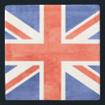 Grunge Förenade kungariket Flagga Stenunderlägg<br><div class="desc">Grunge United Kingdom Flagga. Design finns på andra produkter.</div>
