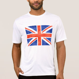 Grunge Förenade kungariket Flagga T Shirt