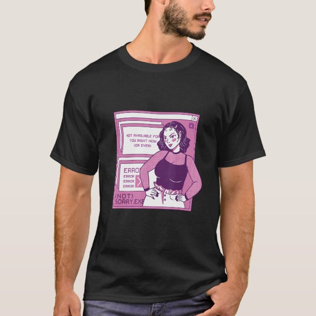 Grunge Girl Aesthetic Feminist T Shirt (Framsida)
