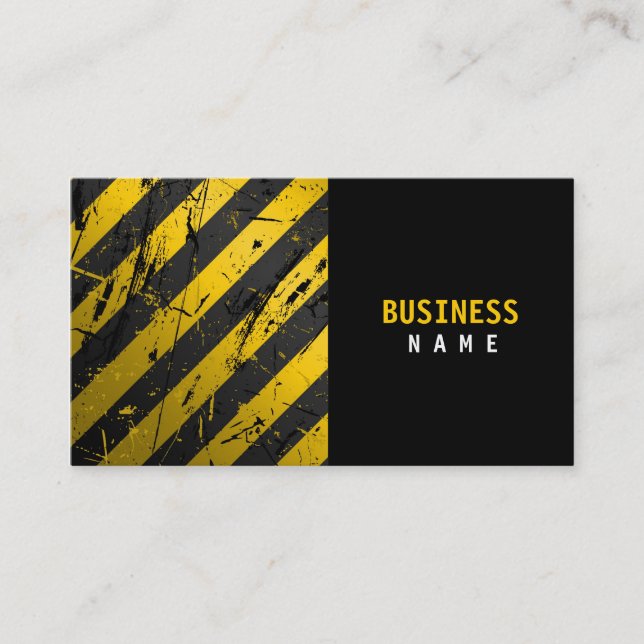 Grunge görar randig visitkorten visitkort (Framsida)