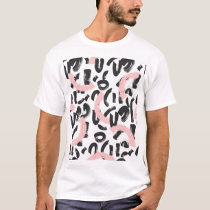Grunge graffiti: konstpenseldrag. t shirt