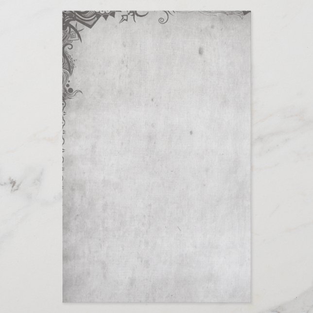 Grunge Graphic Stationery - ej infogad Brevpapper (Framsida)