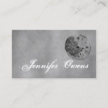 Grunge Grått Clock Personal