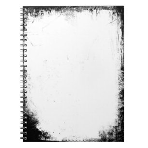 Grunge grungy distalkt foto anteckningsbok