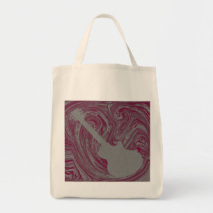 Grunge Guitar Bag, Rosa Tygkasse