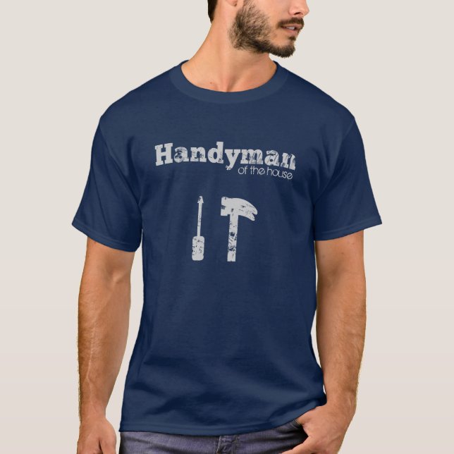 Grunge hantverkare i huset t shirt (Framsida)