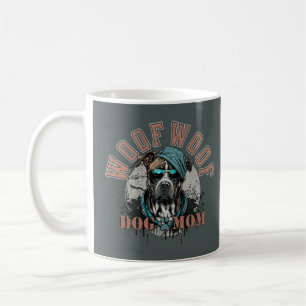 Grunge Hund Mamma Kaffemugg