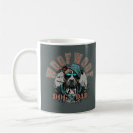 Grunge Hund Pappa Kaffemugg