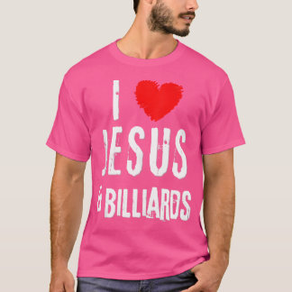 Grunge I Kärlek Jesus Billiards Christian T Shirt