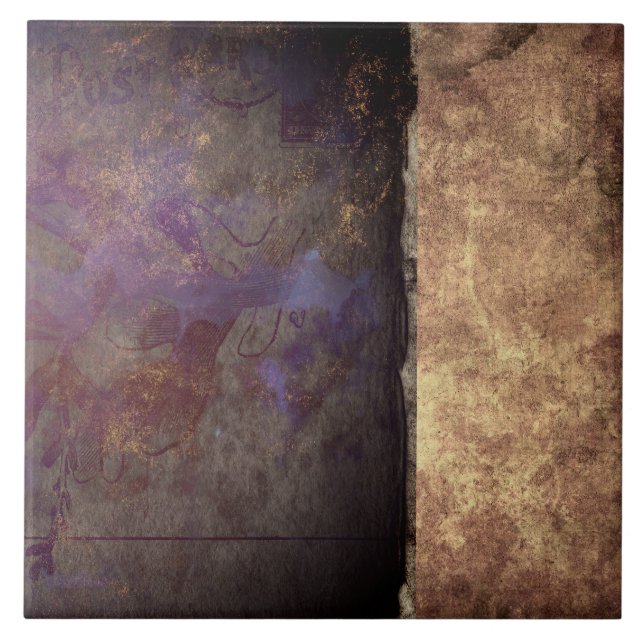 Grunge Industrial stil decor Kakelplatta (Framsidan)